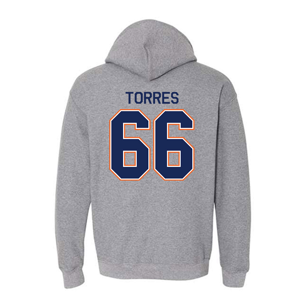 FPU - NCAA Baseball : Rogelio Torres - Classic Shersey Hooded Sweatshirt-1