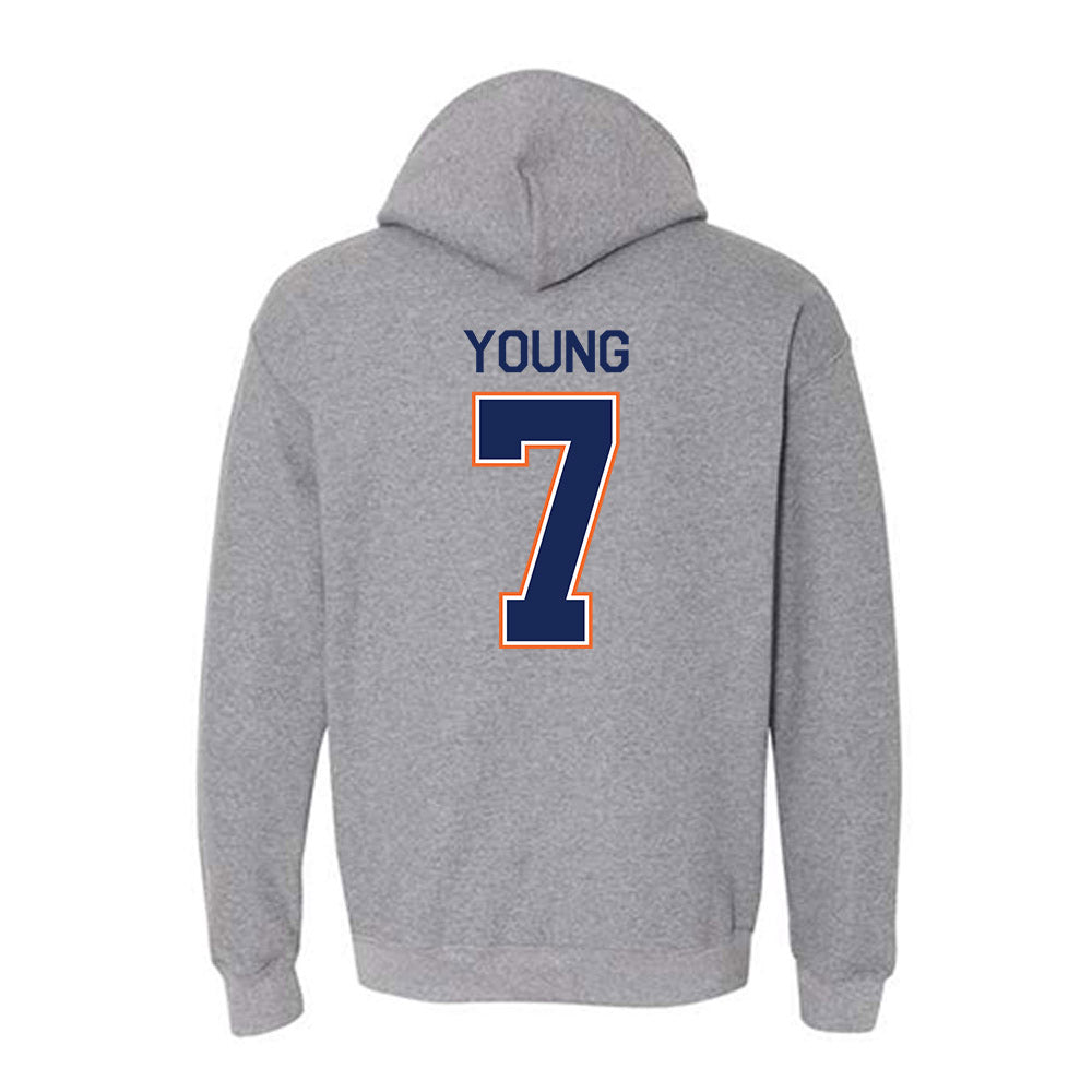 FPU - NCAA Men's Water Polo : Luke Young - Classic Shersey Hooded Sweatshirt-1