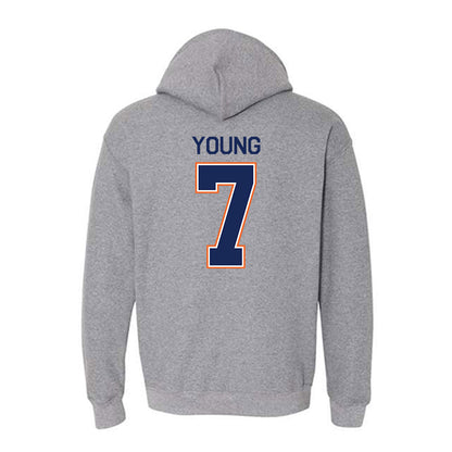 FPU - NCAA Men's Water Polo : Luke Young - Classic Shersey Hooded Sweatshirt-1