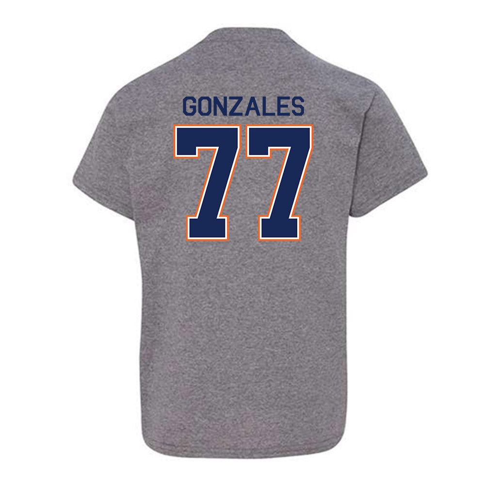 FPU - NCAA Baseball : Tyler Gonzales - Classic Shersey Youth T-Shirt-1