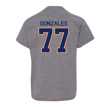 FPU - NCAA Baseball : Tyler Gonzales - Classic Shersey Youth T-Shirt-1