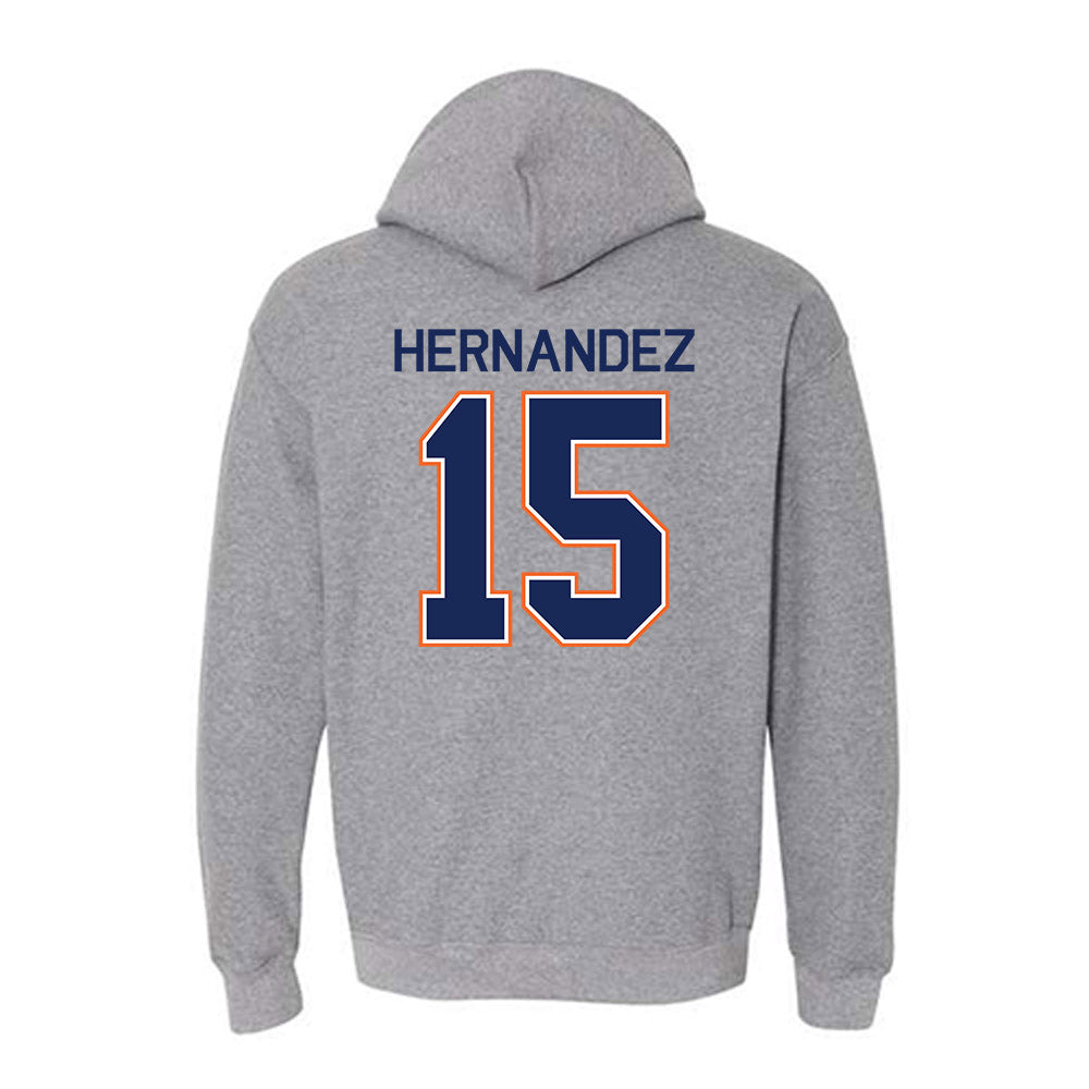 FPU - NCAA Women's Soccer : Karyme Hernandez - Classic Shersey Hooded Sweatshirt-1