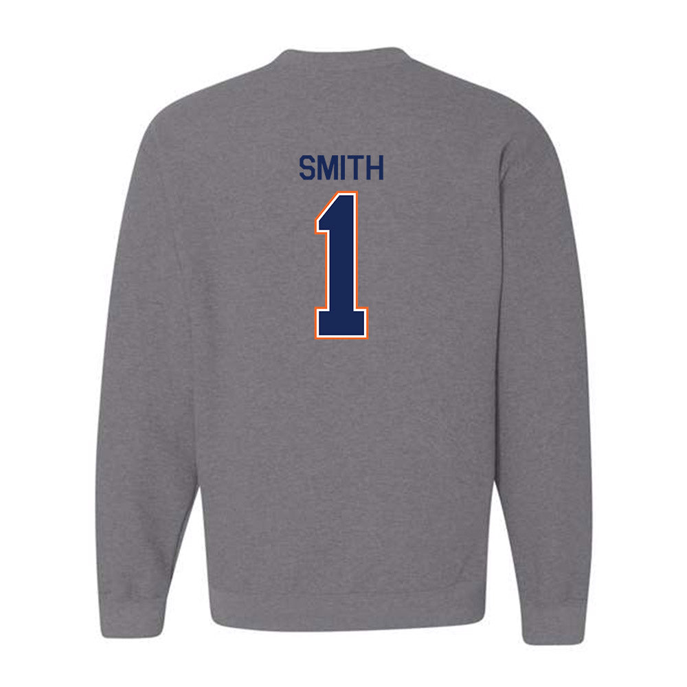 FPU - NCAA Baseball : Tejean Smith - Classic Shersey Crewneck Sweatshirt-1