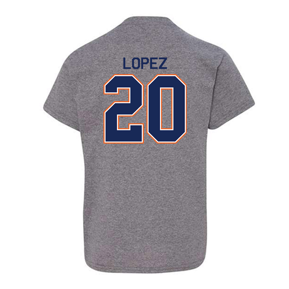 FPU - NCAA Men's Soccer : Bryan Lopez - Classic Shersey Youth T-Shirt-1