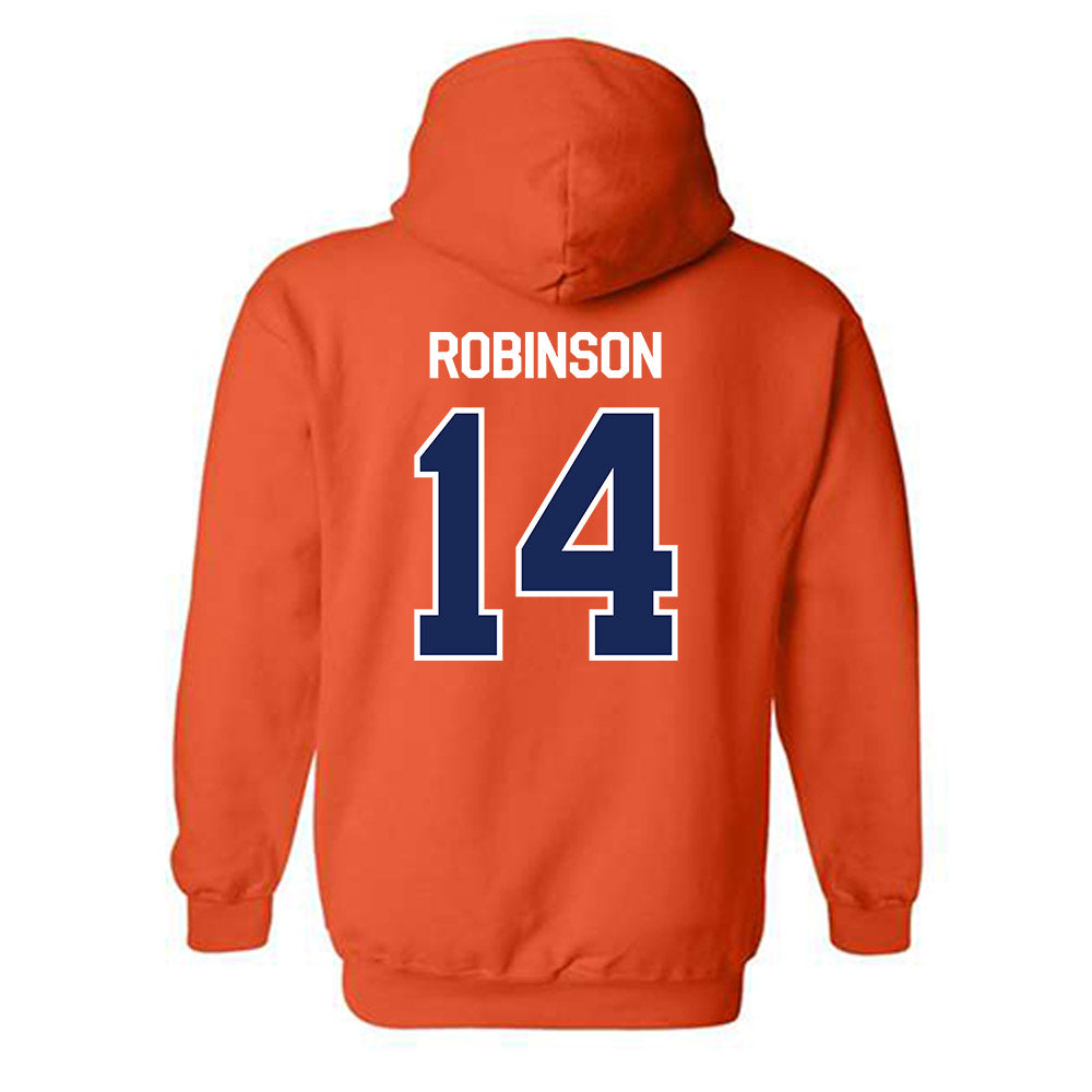 FPU - NCAA Baseball : Vincent Robinson - Classic Shersey Hooded Sweatshirt-1