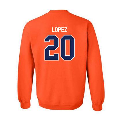 FPU - NCAA Men's Soccer : Bryan Lopez - Classic Shersey Crewneck Sweatshirt-1