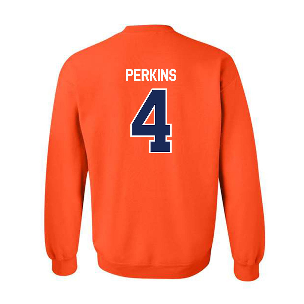 FPU - NCAA Baseball : Garrett Perkins - Classic Shersey Crewneck Sweatshirt-1