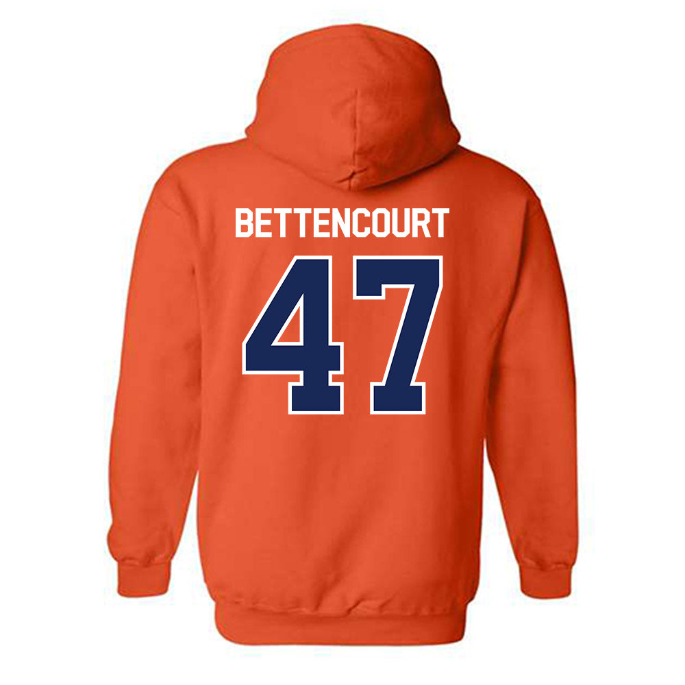 FPU - NCAA Baseball : Matt Bettencourt - Classic Shersey Hooded Sweatshirt-1