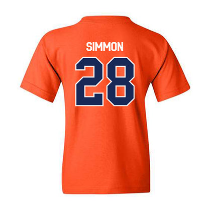 FPU - NCAA Baseball : Zach Simmon - Classic Shersey Youth T-Shirt-1