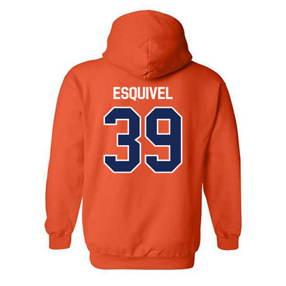 FPU - NCAA Baseball : Isaac Esquivel - Classic Shersey Hooded Sweatshirt-1