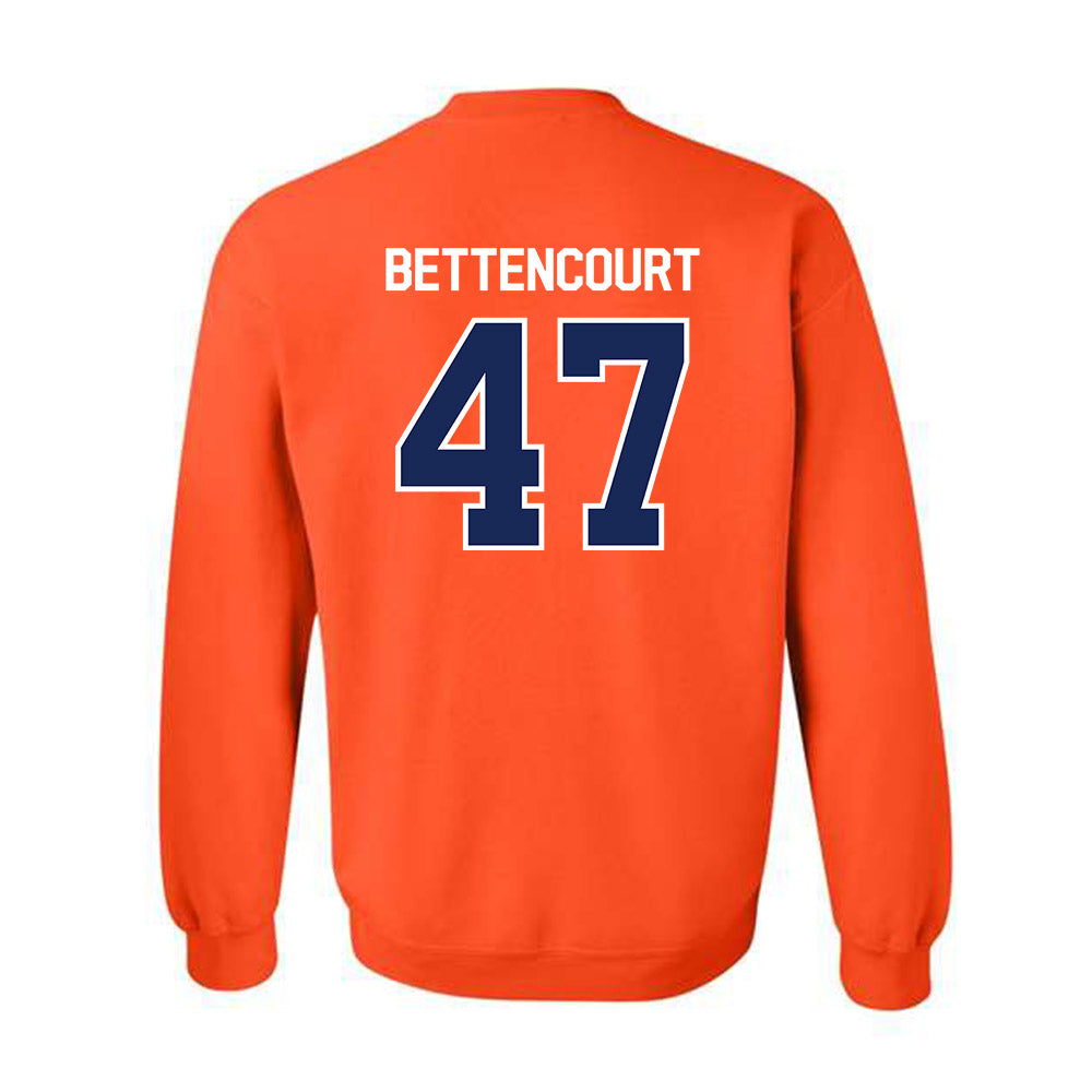 FPU - NCAA Baseball : Matt Bettencourt - Classic Shersey Crewneck Sweatshirt-1
