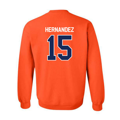 FPU - NCAA Women's Soccer : Karyme Hernandez - Classic Shersey Crewneck Sweatshirt-1