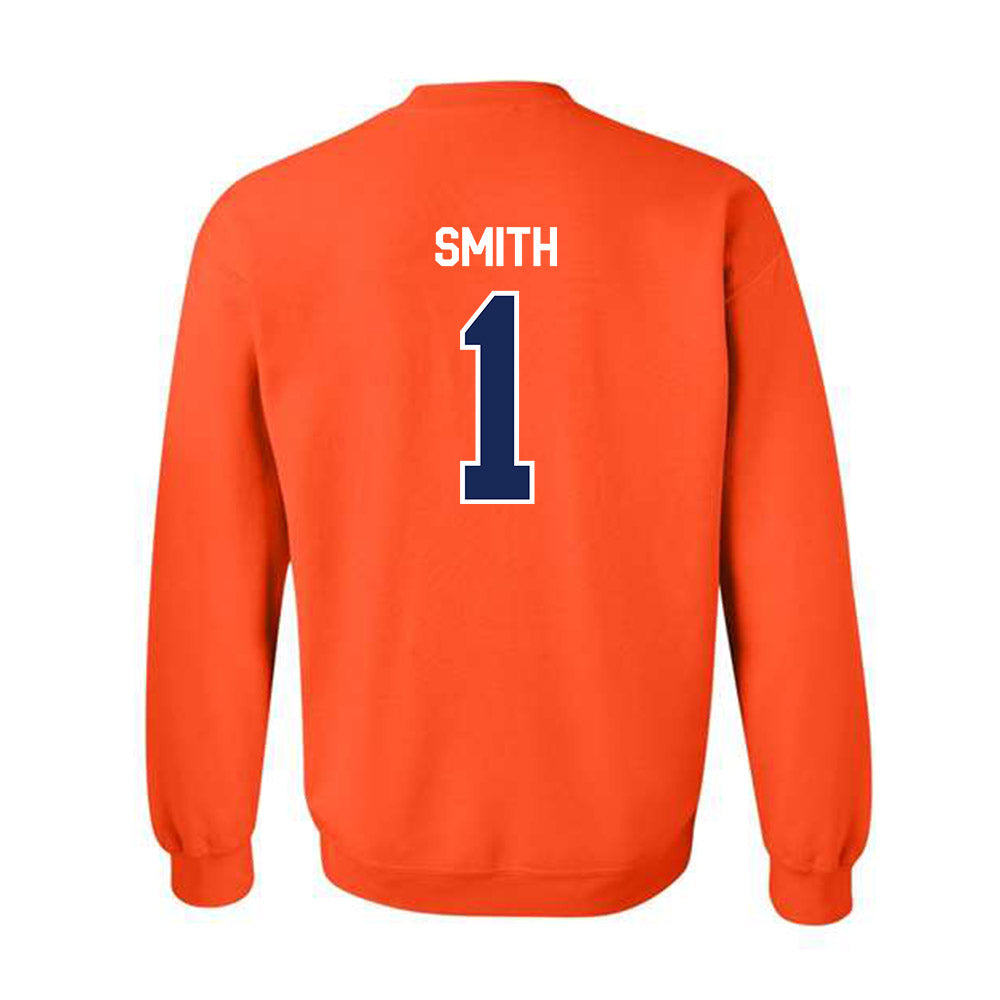 FPU - NCAA Baseball : Tejean Smith - Classic Shersey Crewneck Sweatshirt-1
