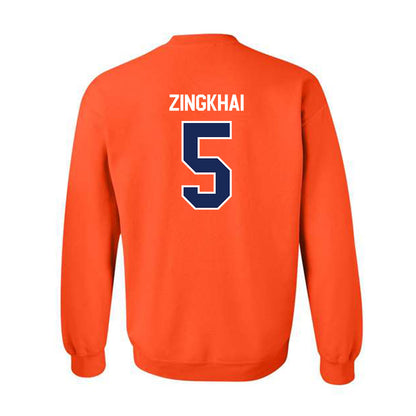 FPU - NCAA Men's Soccer : Wungsem Zingkhai - Classic Shersey Crewneck Sweatshirt-1