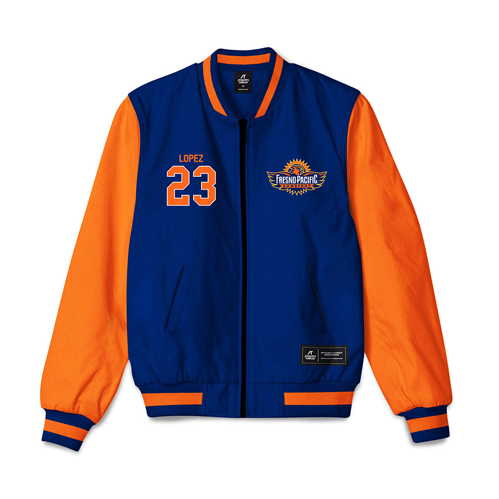 FPU - NCAA Baseball : Alex Lopez - Bomber Jacket-0