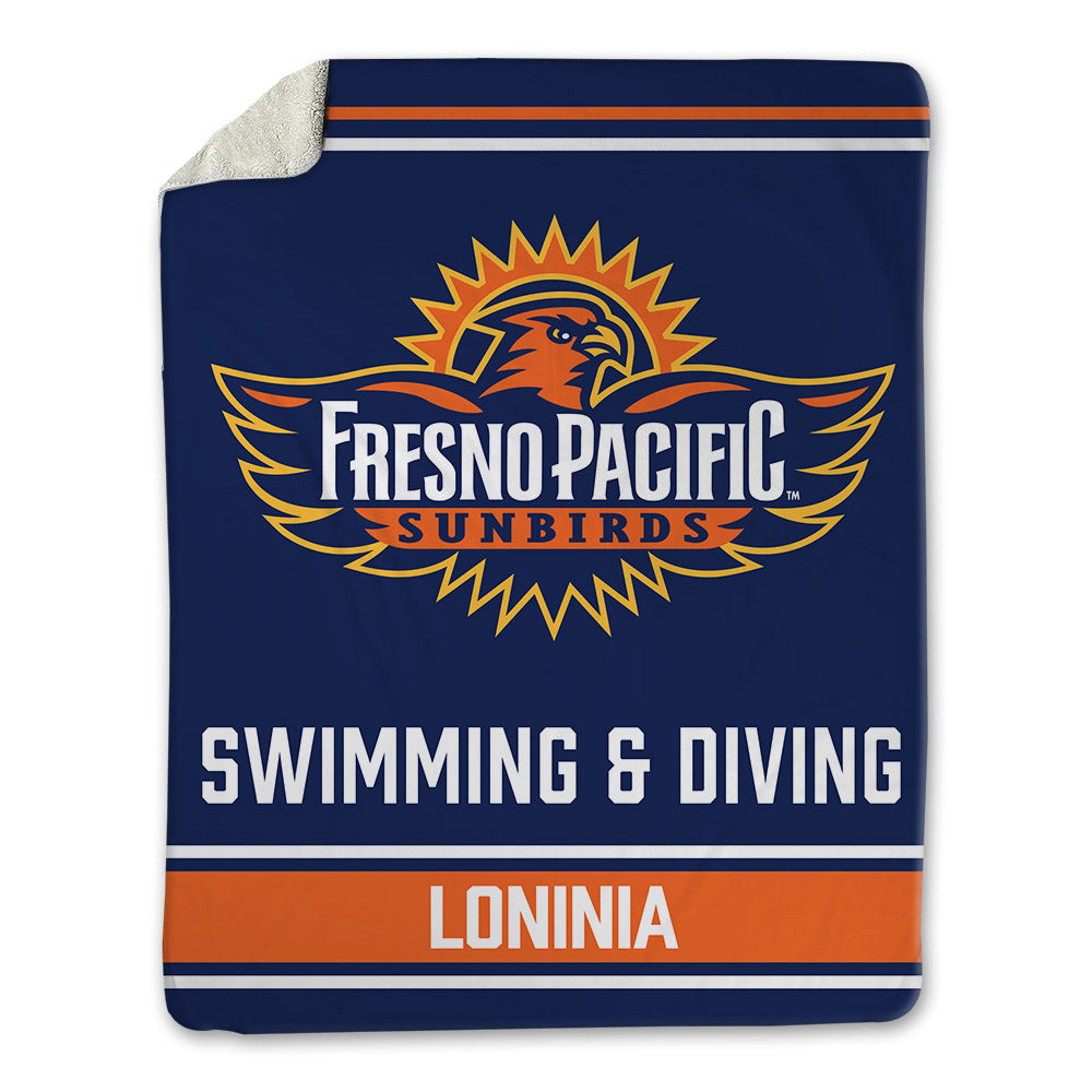 FPU - NCAA Men's Swimming & Diving : Jhan Loninia - Blanket-0