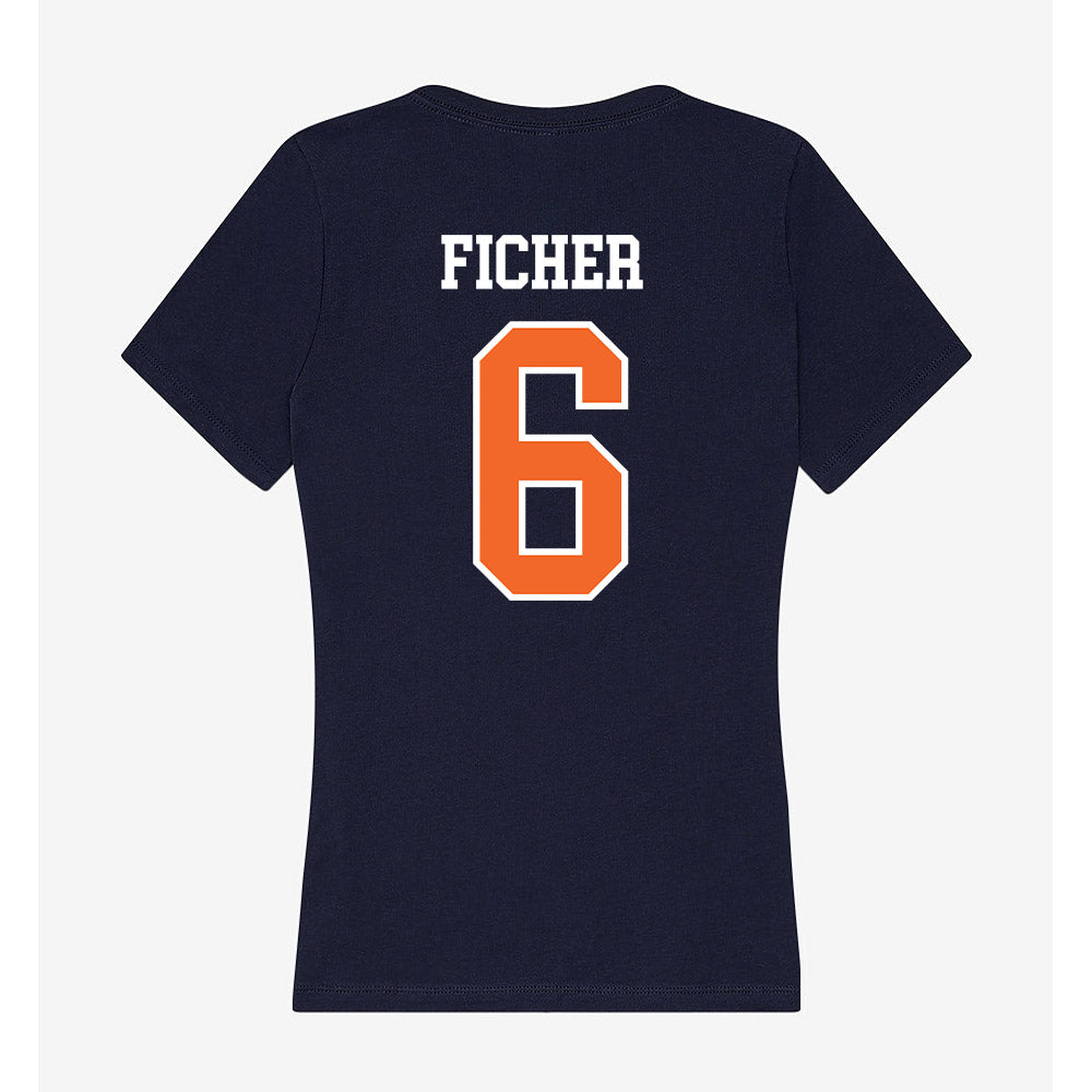 FPU - NCAA Men's Basketball : Malachi Ficher - Classic Shersey Women's V-Neck T-Shirt-1