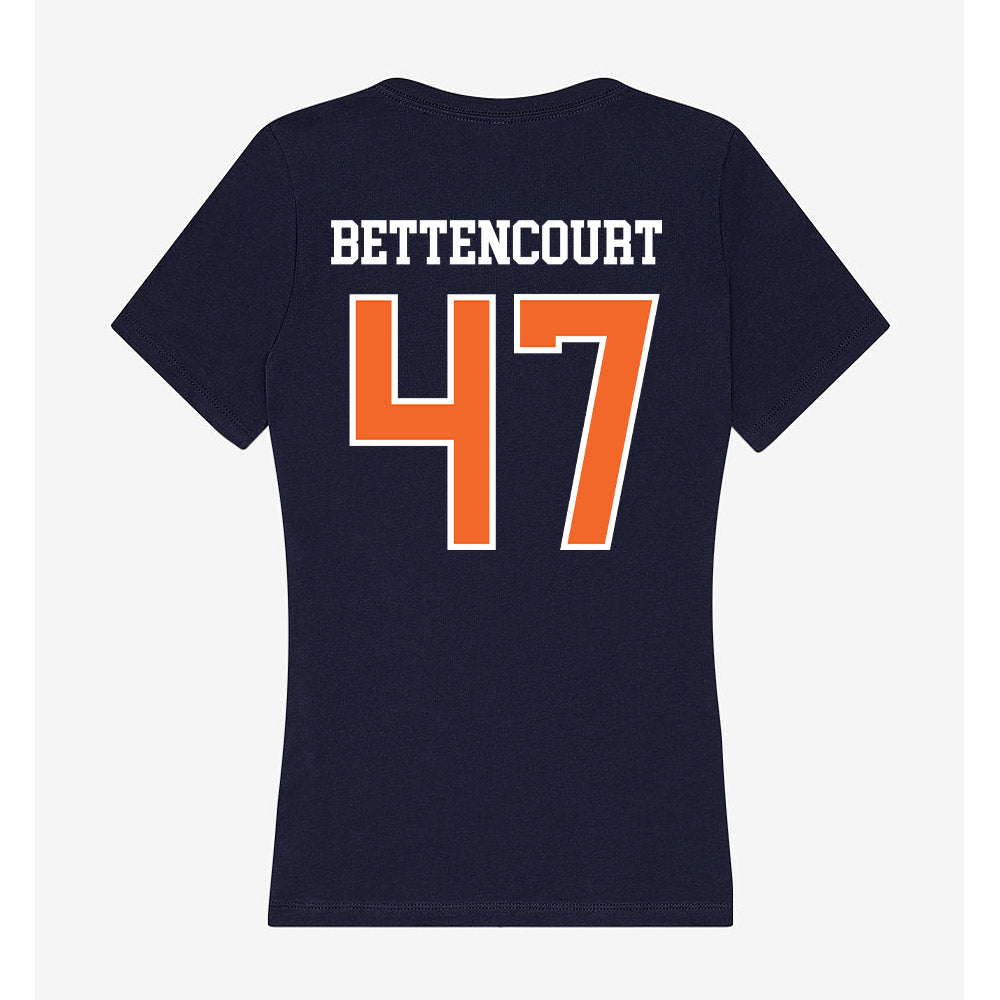 FPU - NCAA Baseball : Matt Bettencourt - Classic Shersey Women's V-Neck T-Shirt-1