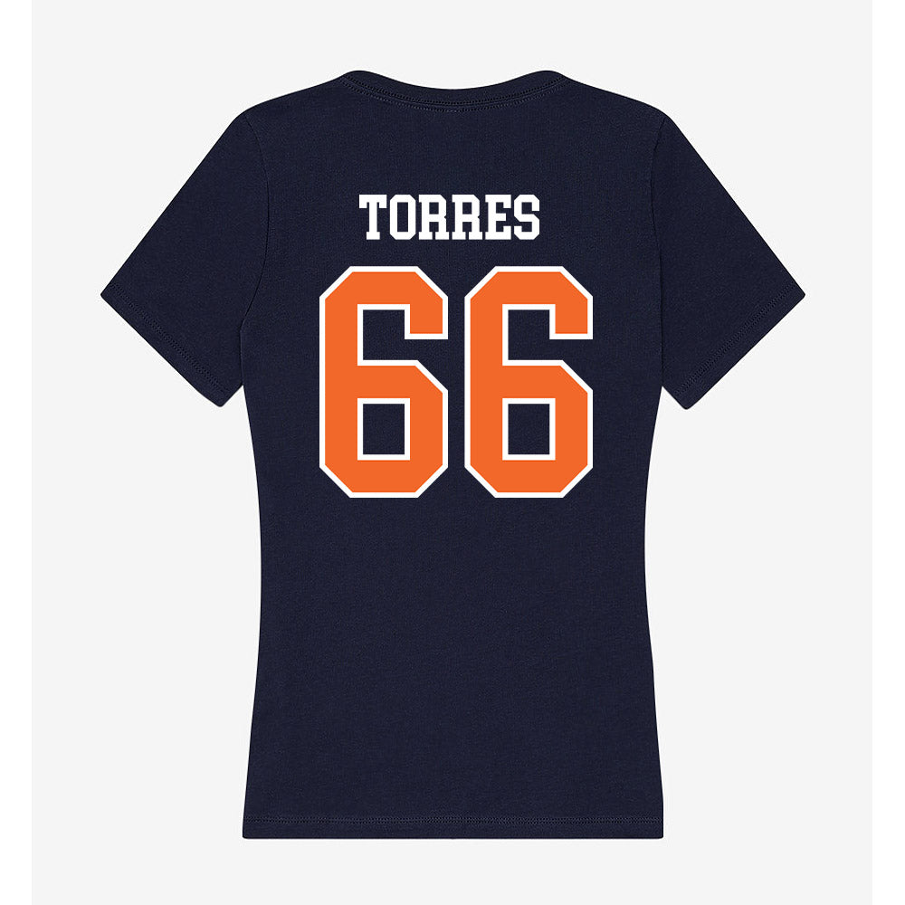 FPU - NCAA Baseball : Rogelio Torres - Classic Shersey Women's V-Neck T-Shirt-1
