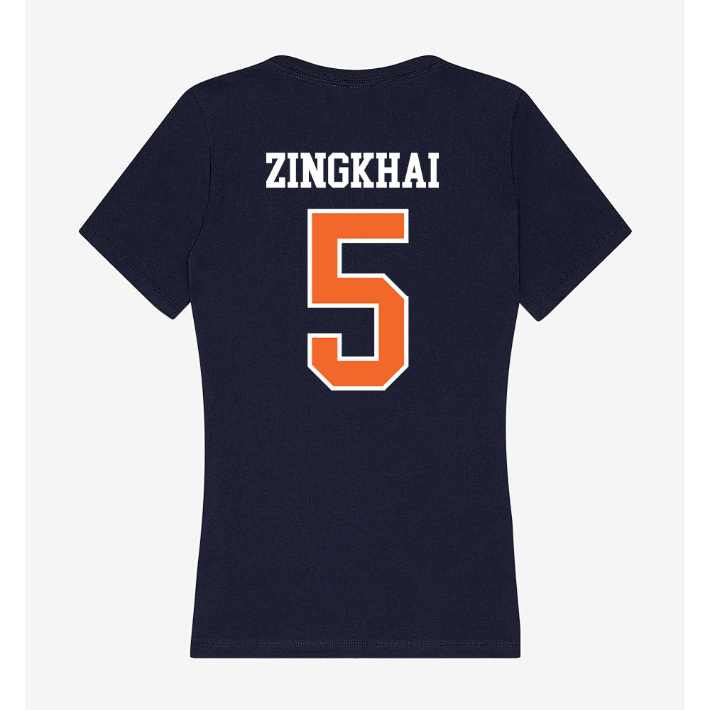 FPU - NCAA Men's Soccer : Wungsem Zingkhai - Classic Shersey Women's V-Neck T-Shirt-1