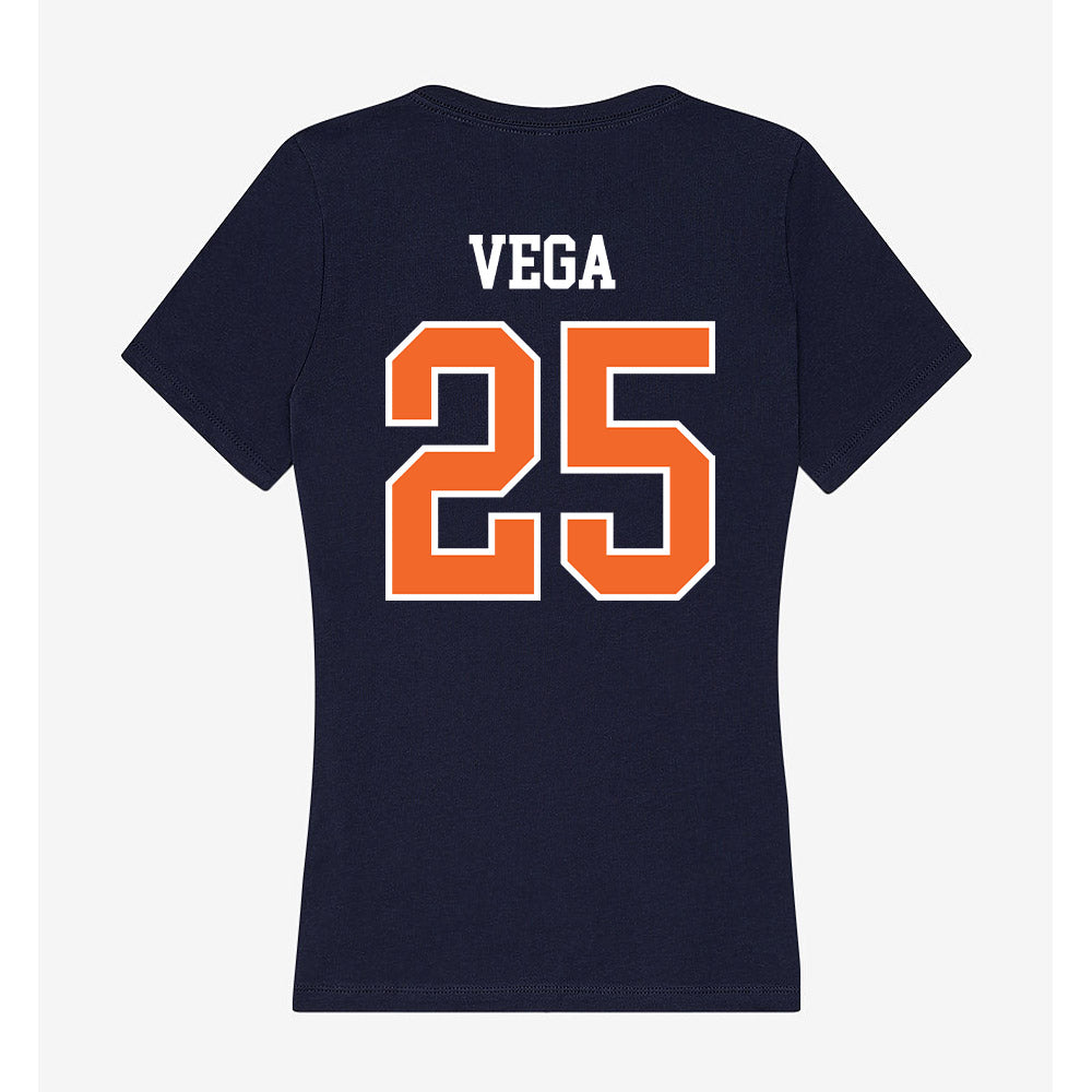 FPU - NCAA Men's Soccer : Edgar Vega - Classic Shersey Women's V-Neck T-Shirt-1