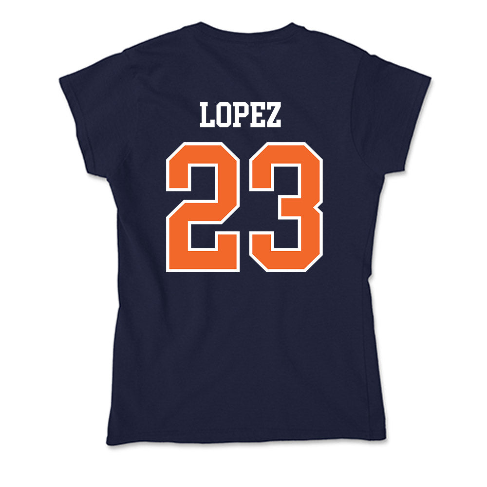 FPU - NCAA Baseball : Alex Lopez - Classic Shersey Soft Style Women’s T-Shirt-1