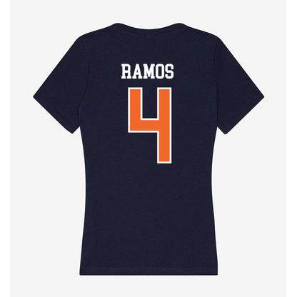 FPU - NCAA Men's Water Polo : Samuel Ramos - Classic Shersey Women's V-Neck T-Shirt-1