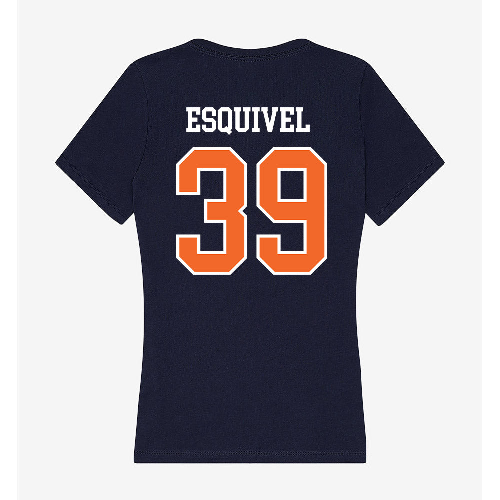 FPU - NCAA Baseball : Isaac Esquivel - Classic Shersey Women's V-Neck T-Shirt-1