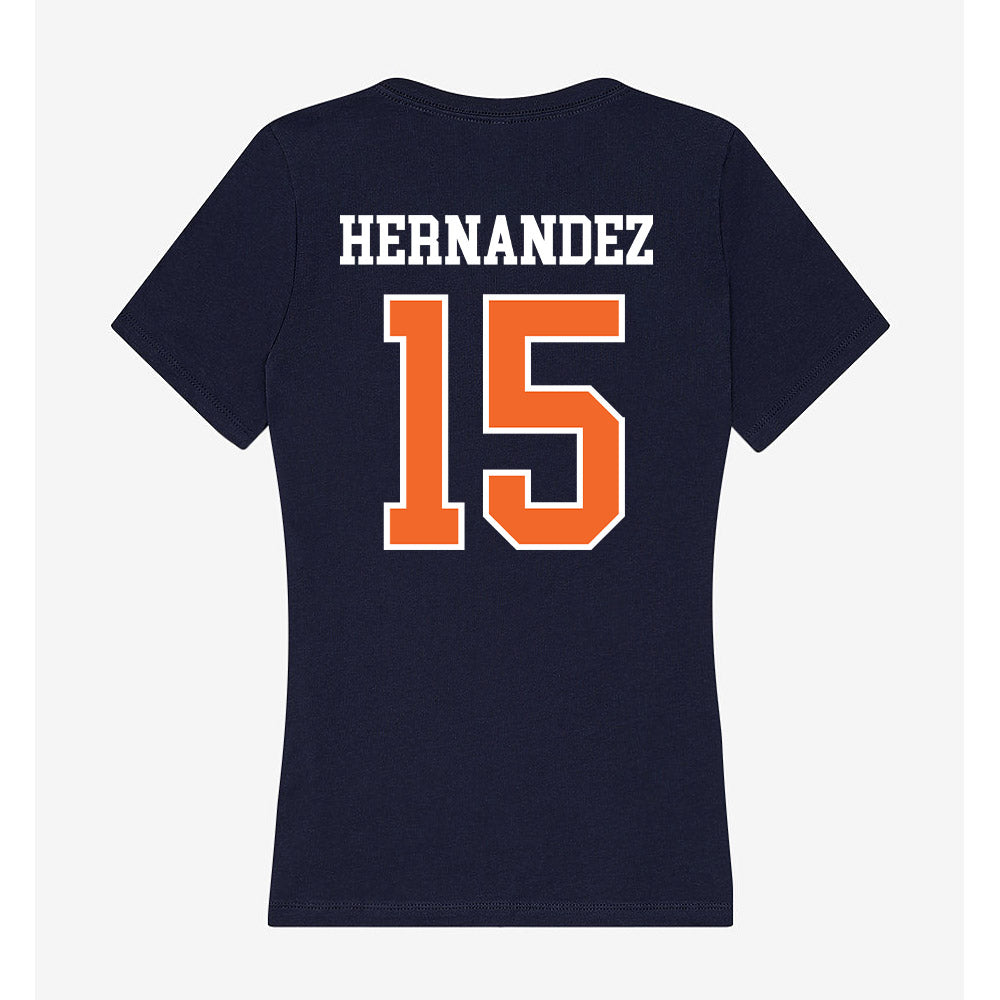 FPU - NCAA Women's Soccer : Karyme Hernandez - Classic Shersey Women's V-Neck T-Shirt-1