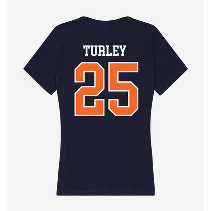 FPU - NCAA Baseball : Jake Turley - Classic Shersey Women's V-Neck T-Shirt-1
