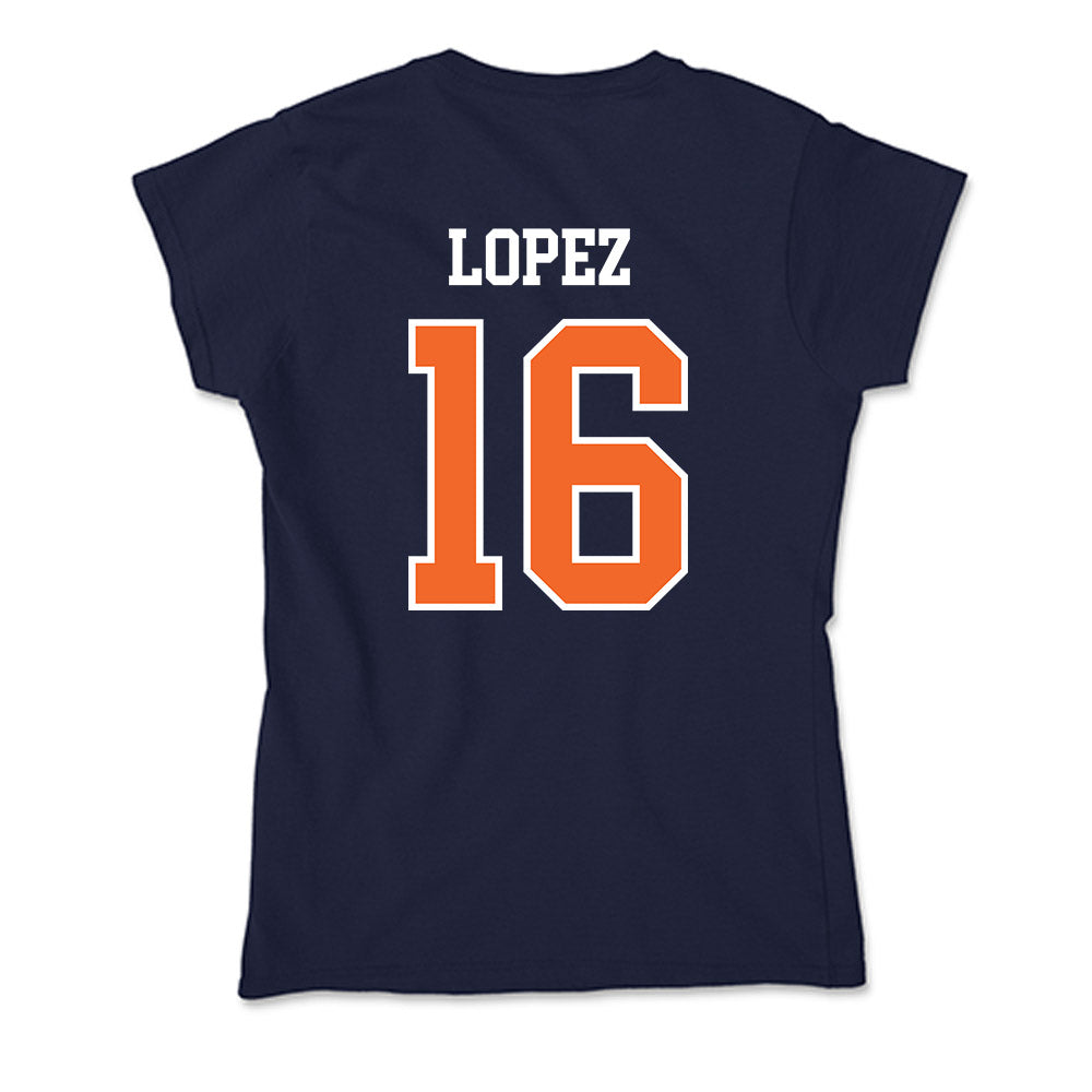 FPU - NCAA Men's Soccer : Brandon Lopez - Classic Shersey Soft Style Women’s T-Shirt-1