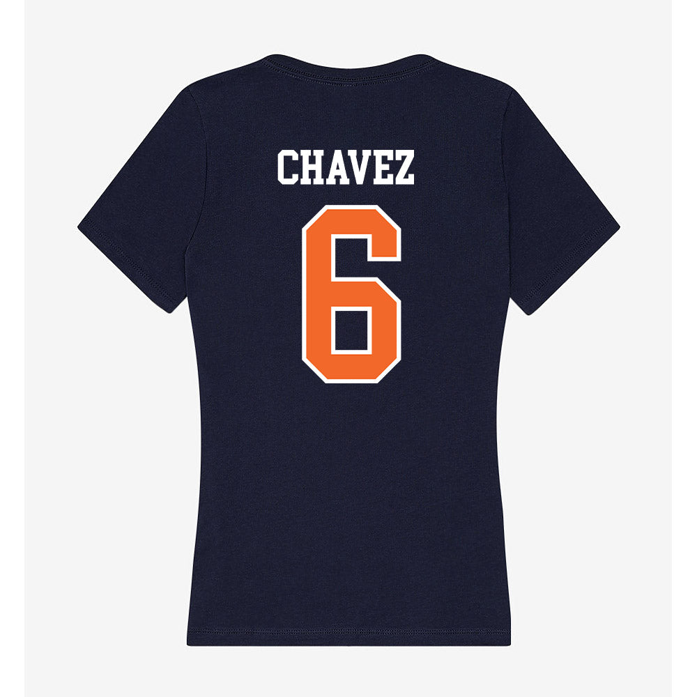 FPU - NCAA Men's Soccer : Vicente Chavez - Classic Shersey Women's V-Neck T-Shirt-1