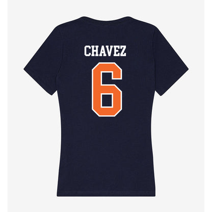 FPU - NCAA Men's Soccer : Vicente Chavez - Classic Shersey Women's V-Neck T-Shirt-1