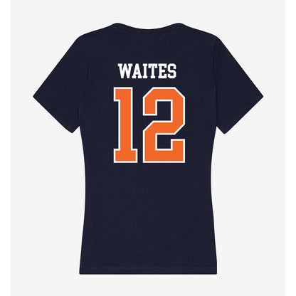 FPU - NCAA Women's Volleyball : Cambria Waites - Classic Shersey Women's V-Neck T-Shirt-1