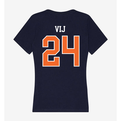 FPU - NCAA Men's Soccer : Yash Vij - Classic Shersey Women's V-Neck T-Shirt-1