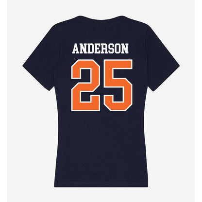 FPU - NCAA Women's Soccer : Madisyn Anderson - Classic Shersey Women's V-Neck T-Shirt-1