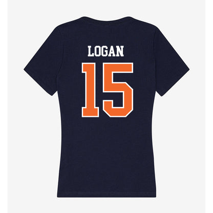 FPU - NCAA Women's Volleyball : Ashley Logan - Classic Shersey Women's V-Neck T-Shirt-1