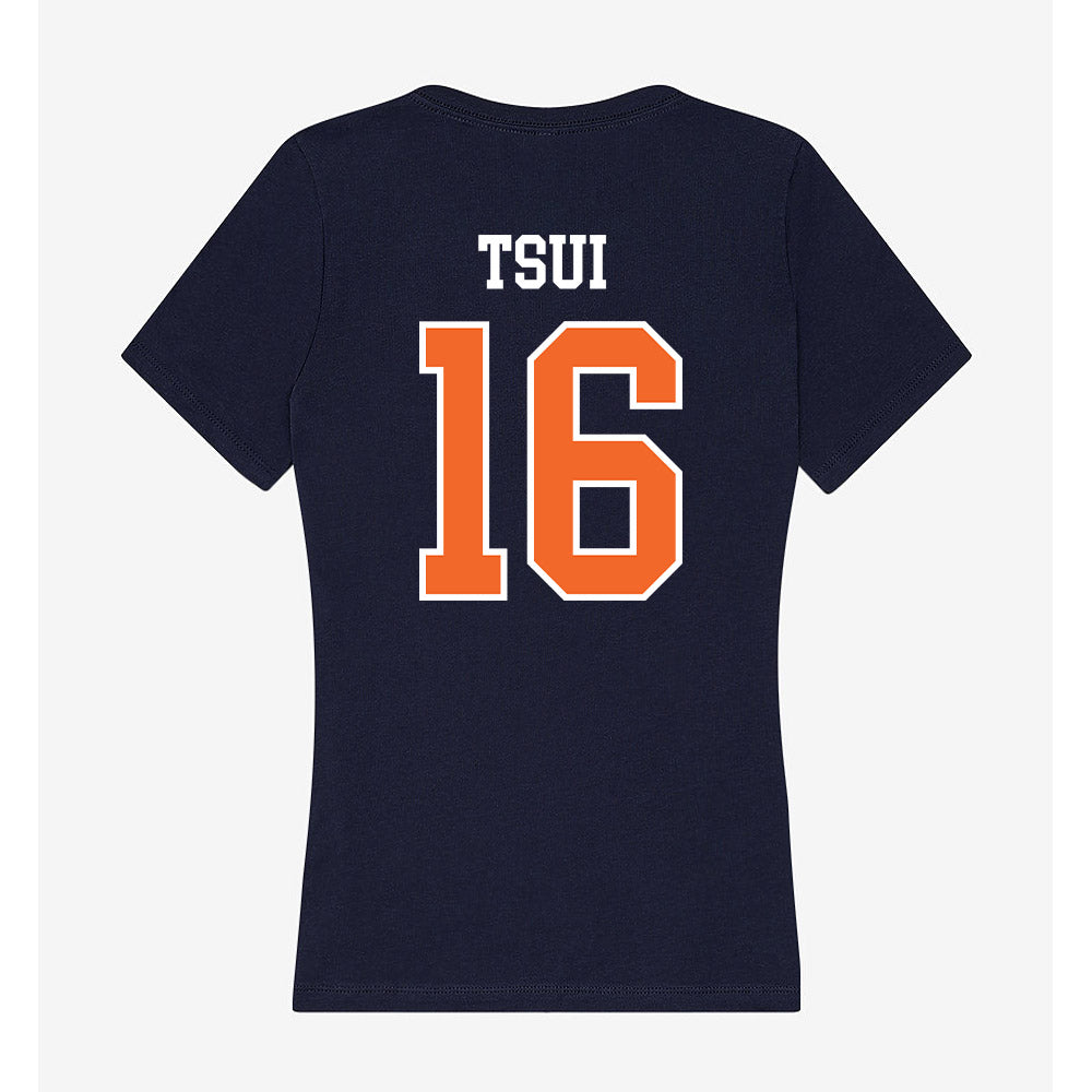 FPU - NCAA Baseball : Ethan Tsui - Classic Shersey Women's V-Neck T-Shirt-1