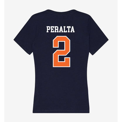 FPU - NCAA Men's Basketball : Isaac Peralta - Classic Shersey Women's V-Neck T-Shirt-1