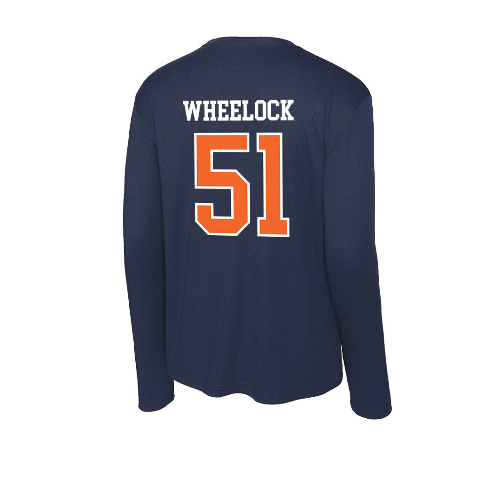 FPU - NCAA Baseball : Titus Wheelock - Classic Shersey Activewear Long Sleeve T-Shirt-1