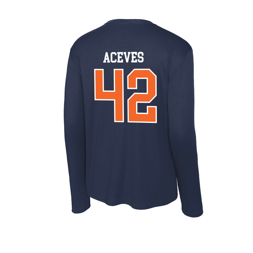 FPU - NCAA Men's Soccer : Diego Aceves - Classic Shersey Activewear Long Sleeve T-Shirt-1