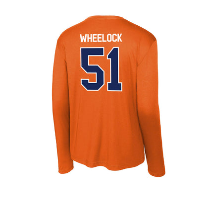 FPU - NCAA Baseball : Titus Wheelock - Classic Shersey Activewear Long Sleeve T-Shirt-1