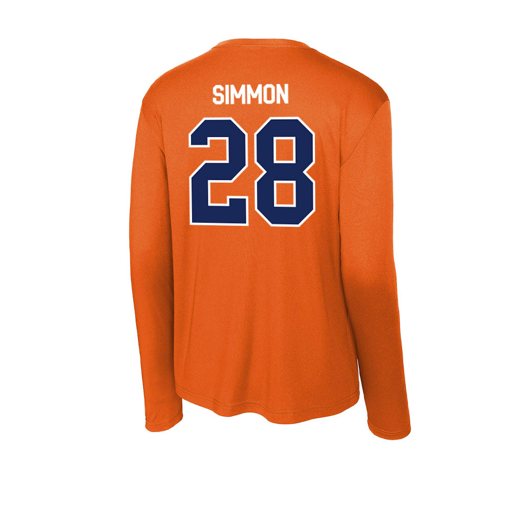 FPU - NCAA Baseball : Zach Simmon - Classic Shersey Activewear Long Sleeve T-Shirt-1