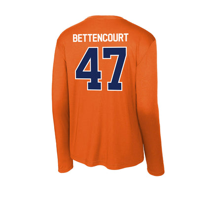 FPU - NCAA Baseball : Matt Bettencourt - Classic Shersey Activewear Long Sleeve T-Shirt-1
