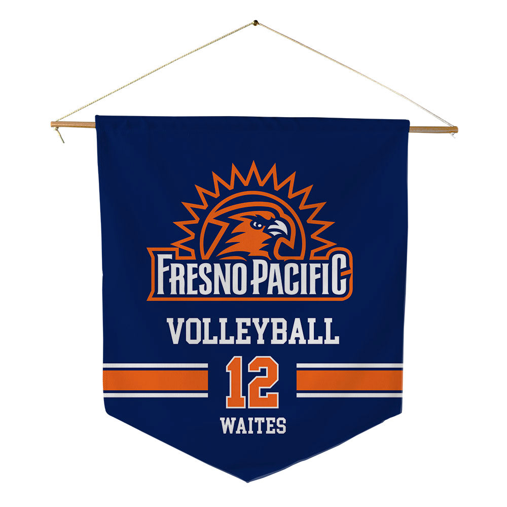 FPU - NCAA Women's Volleyball : Cambria Waites - Pennant - 18" x 21"-0