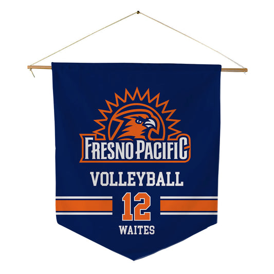 FPU - NCAA Women's Volleyball : Cambria Waites - Pennant - 18" x 21"-0