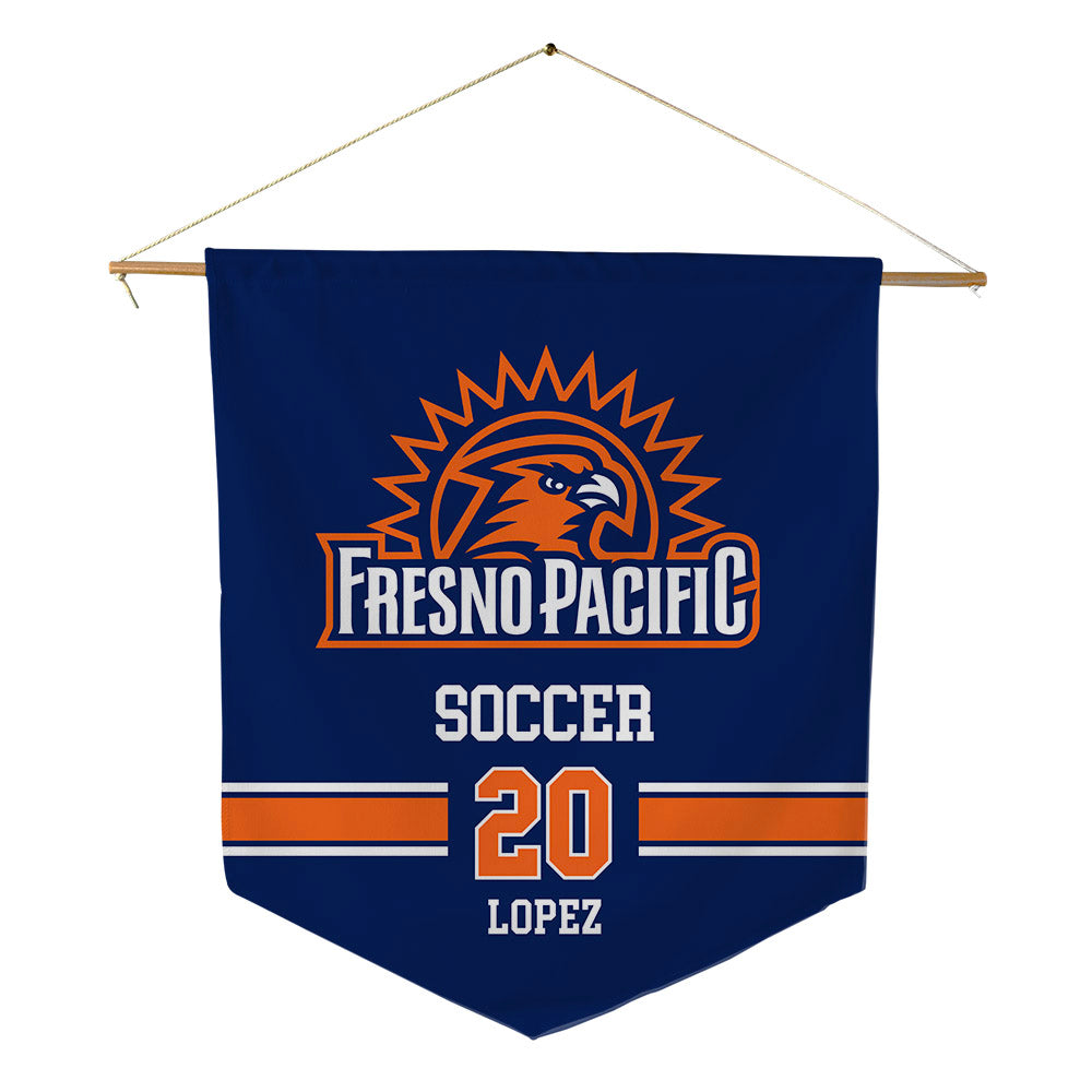 FPU - NCAA Men's Soccer : Bryan Lopez - Pennant - 18" x 21"-0