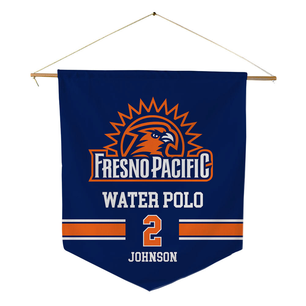 FPU - NCAA Men's Water Polo : Blake Johnson - Pennant - 18" x 21"-0