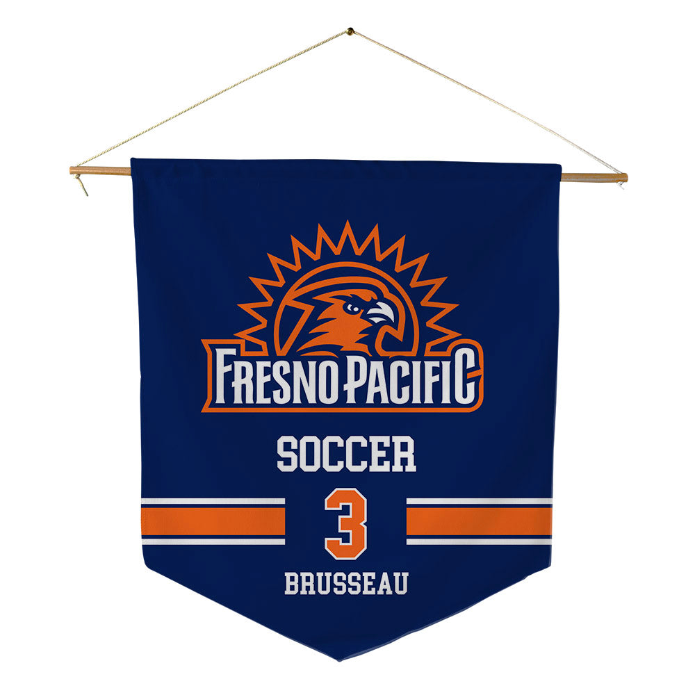FPU - NCAA Men's Soccer : Beau Brusseau - Pennant - 18" x 21"-0