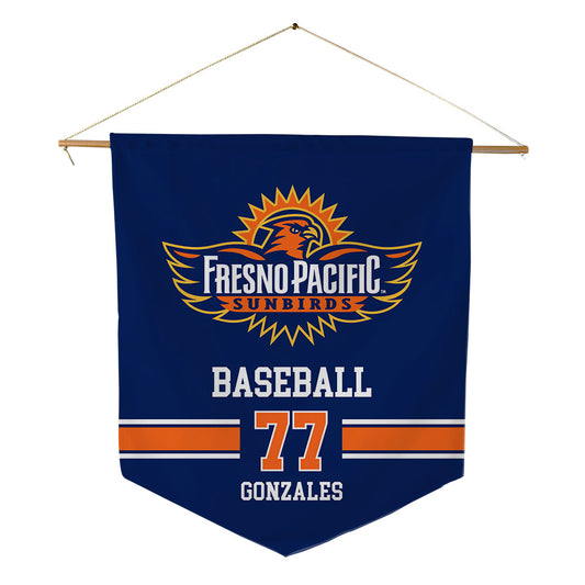 FPU - NCAA Baseball : Tyler Gonzales - Pennant - 18" x 21"-0